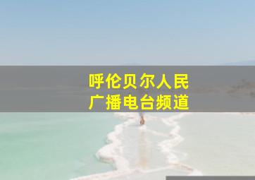 呼伦贝尔人民广播电台频道