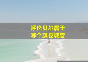 呼伦贝尔属于哪个旗县城管