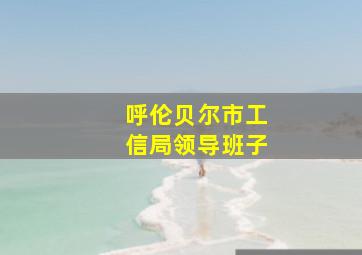 呼伦贝尔市工信局领导班子