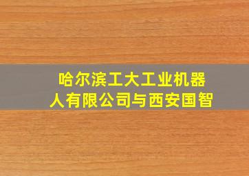 哈尔滨工大工业机器人有限公司与西安国智