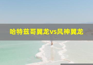 哈特兹哥翼龙vs风神翼龙