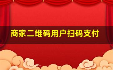 商家二维码用户扫码支付