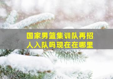 国家男篮集训队再招人入队吗现在在哪里