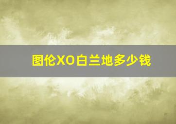 图伦XO白兰地多少钱