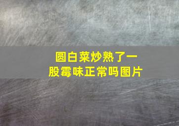 圆白菜炒熟了一股霉味正常吗图片