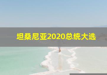 坦桑尼亚2020总统大选