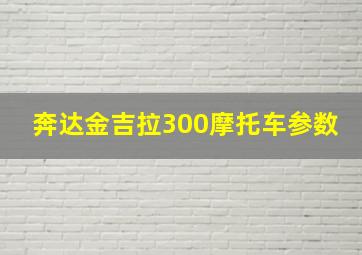 奔达金吉拉300摩托车参数