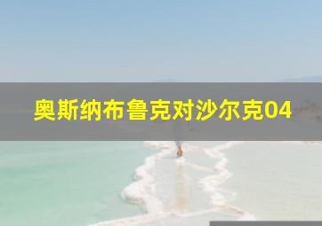 奥斯纳布鲁克对沙尔克04