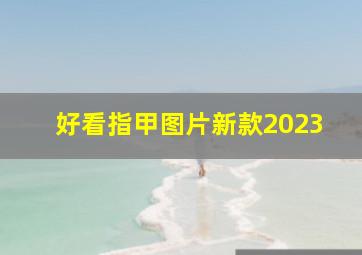 好看指甲图片新款2023