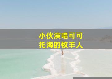 小伙演唱可可托海的牧羊人