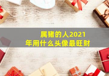 属猪的人2021年用什么头像最旺财