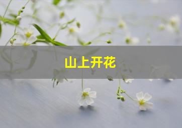 山上开花