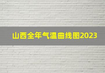 山西全年气温曲线图2023