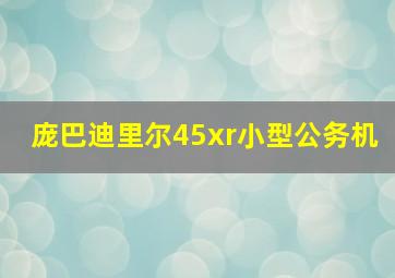 庞巴迪里尔45xr小型公务机