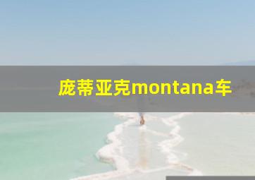 庞蒂亚克montana车