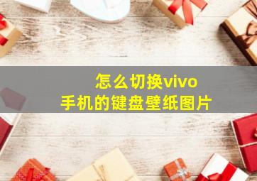 怎么切换vivo手机的键盘壁纸图片