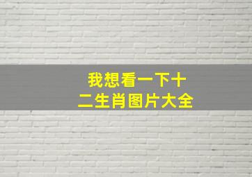 我想看一下十二生肖图片大全