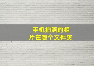 手机拍照的相片在哪个文件夹