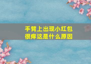 手臂上出现小红包很痒这是什么原因