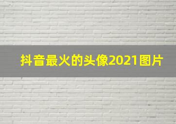 抖音最火的头像2021图片