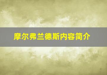 摩尔弗兰德斯内容简介