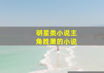 明星类小说主角姓萧的小说