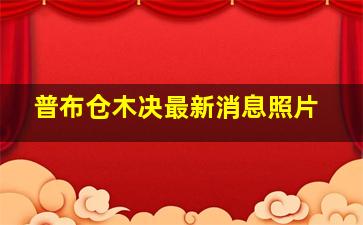 普布仓木决最新消息照片