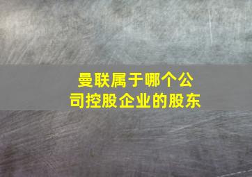 曼联属于哪个公司控股企业的股东