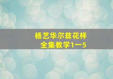 杨艺华尔兹花样全集教学1一5