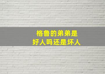 格鲁的弟弟是好人吗还是坏人