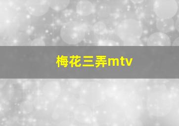 梅花三弄mtv