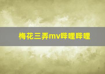 梅花三弄mv哔哩哔哩