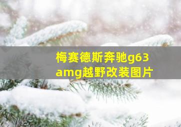 梅赛德斯奔驰g63amg越野改装图片