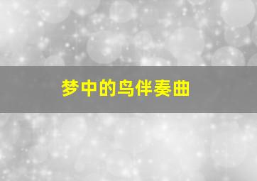 梦中的鸟伴奏曲