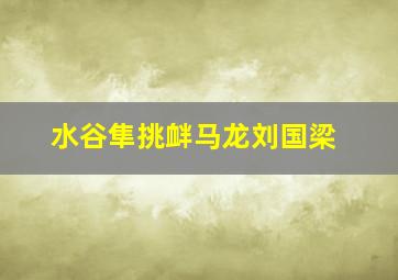 水谷隼挑衅马龙刘国梁