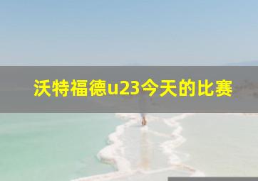 沃特福德u23今天的比赛