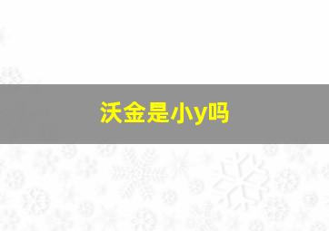 沃金是小y吗