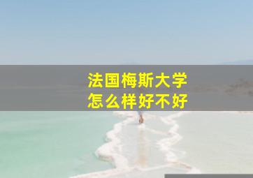 法国梅斯大学怎么样好不好