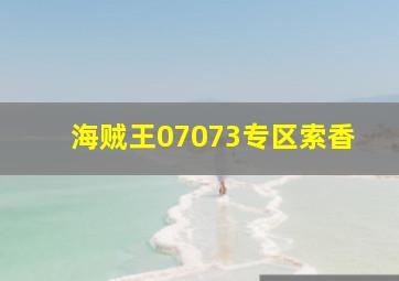 海贼王07073专区索香