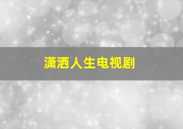 潇洒人生电视剧