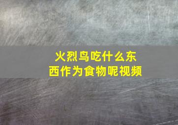 火烈鸟吃什么东西作为食物呢视频