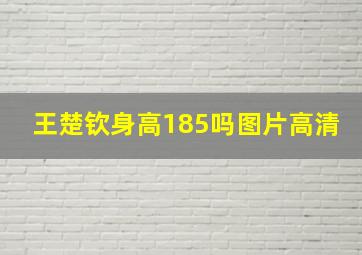 王楚钦身高185吗图片高清