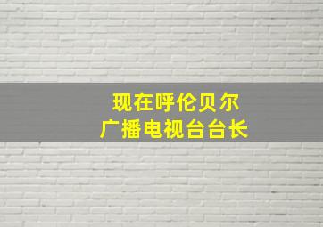 现在呼伦贝尔广播电视台台长