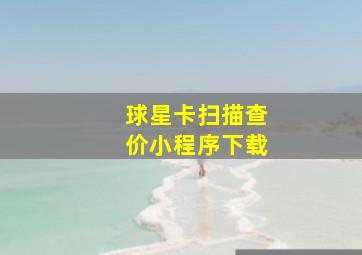 球星卡扫描查价小程序下载