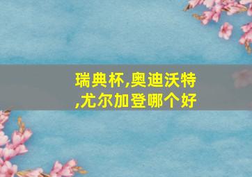 瑞典杯,奥迪沃特,尤尔加登哪个好