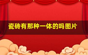 瓷砖有那种一体的吗图片