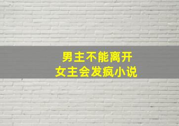 男主不能离开女主会发疯小说