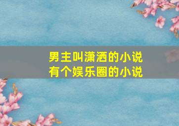 男主叫潇洒的小说有个娱乐圈的小说