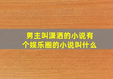 男主叫潇洒的小说有个娱乐圈的小说叫什么