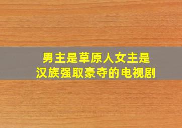 男主是草原人女主是汉族强取豪夺的电视剧